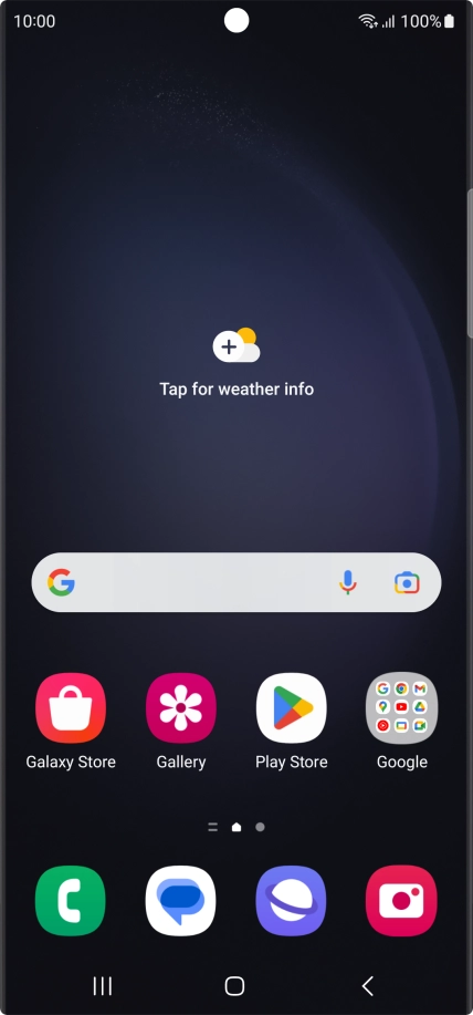The Wi-Fi icon shows that your phone is connected to a Wi-Fi network.