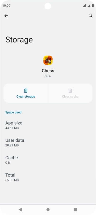 Press the Home key to return to the home screen.