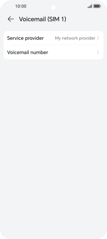Press Voicemail number.