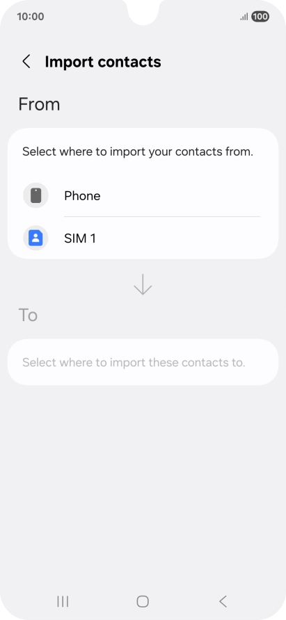Press the name of the SIM. Press the name of the SIM.