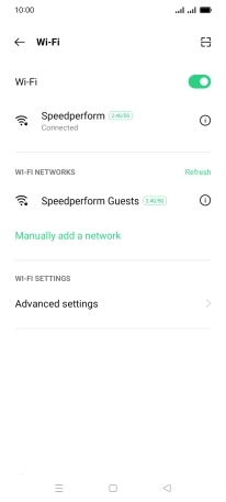 Press the Home key to return to the home screen. Press the Home key to return to the home screen.