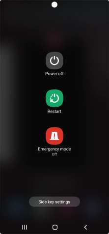Press Power off.