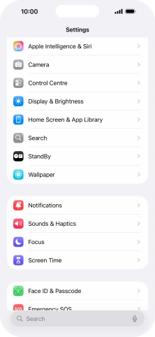 Press Display & Brightness. Press Display & Brightness.