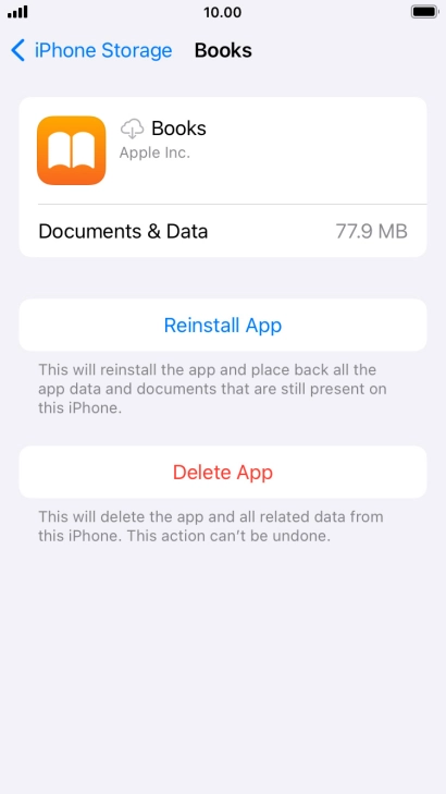 Press the Home key to return to the home screen.