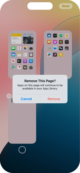 Press Remove.
