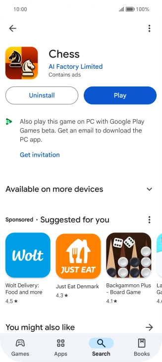 Slide your finger upwards starting from the bottom of the screen to return to the home screen.