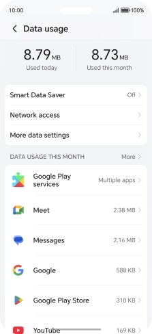 Press Smart Data Saver.