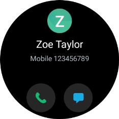 Press the call icon. Press the call icon.