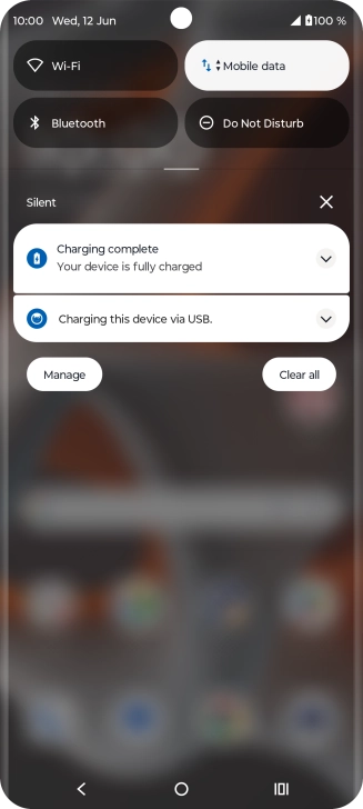 Press the drop down list. Press the drop down list.