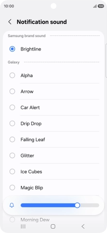 Press the required message tones to hear them. Press the required message tones to hear them.
