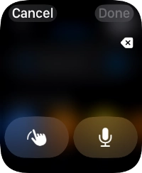 Press the microphone icon to turn on voice input. Press the microphone icon to turn on voice input.