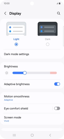 Press the indicator next to Press the indicator next to