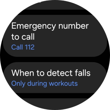Press Emergency number to call.