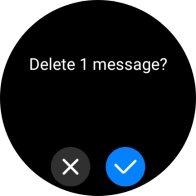 Press the confirm icon.