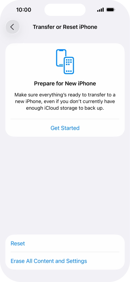 Press Get Started. Press Get Started.