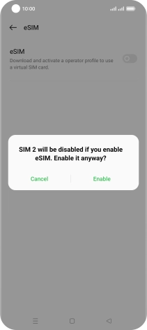 Press Enable.