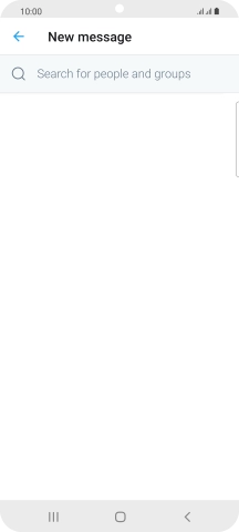 Press the search field. Press the search field.