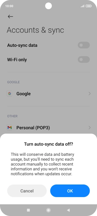 Press OK. Press OK.