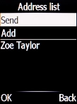 Select Send.