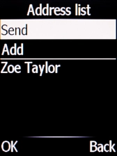 Select Send.