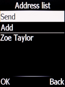 Select Send.