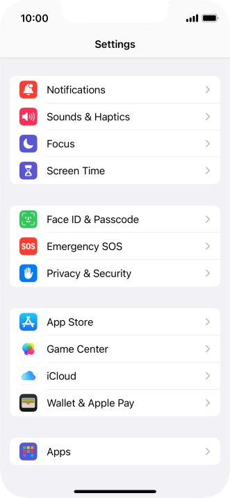 Press App Store.