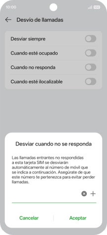 Introduce +34600132000 y pulsa Aceptar. Introduce +34600132000 y pulsa Aceptar.