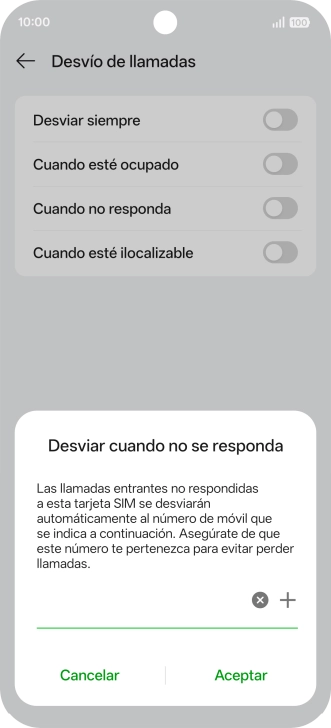 Introduce +34600132000 y pulsa Aceptar. Introduce +34600132000 y pulsa Aceptar.