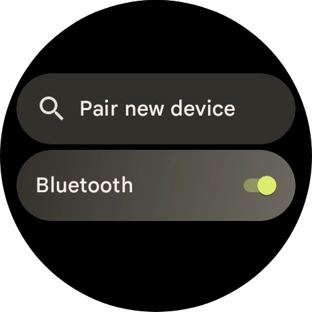 Press Pair new device.