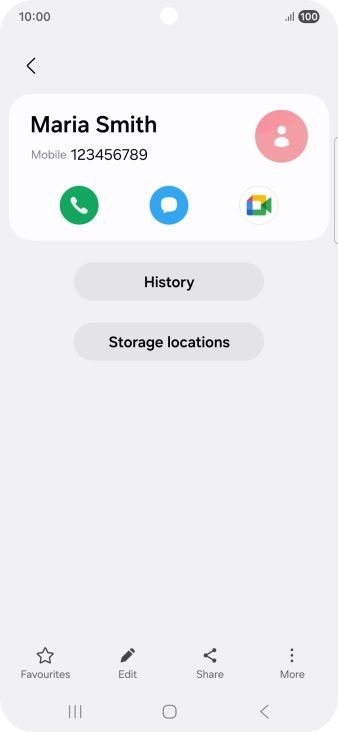 Press the Home key to return to the home screen.