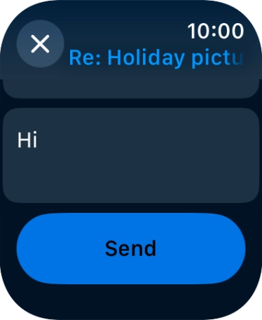Press Send. Press Send.
