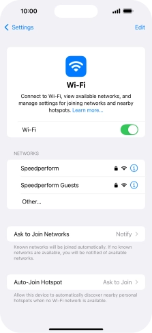 Press the required Wi-Fi network and key in the password for the Wi-Fi network. Press the required Wi-Fi network and key in the password for the Wi-Fi network.
