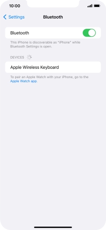 Press the required Bluetooth device and follow the instructions on the screen to pair the device with your phone. Press the required Bluetooth device and follow the instructions on the screen to pair the device with your phone.