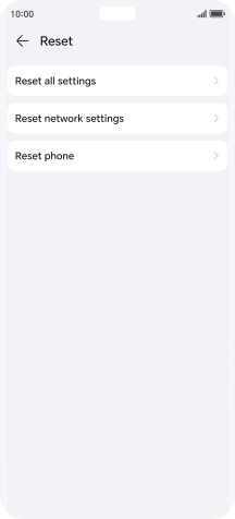 Press Reset phone.