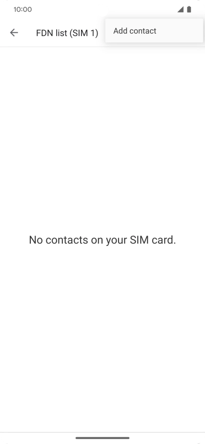 Press Add contact. Press Add contact.