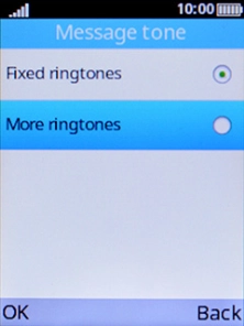 Select More ringtones. Select More ringtones.