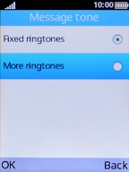 Select More ringtones. Select More ringtones.