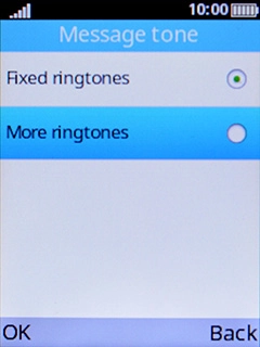 Select More ringtones. Select More ringtones.