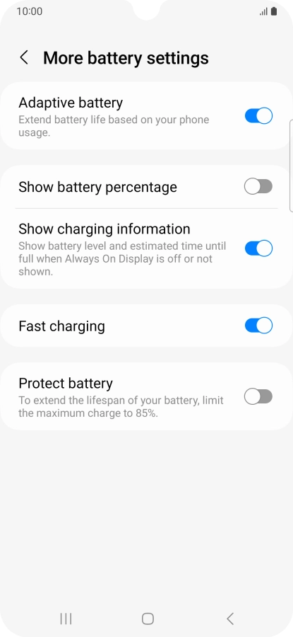 Press the indicator next to Press the indicator next to