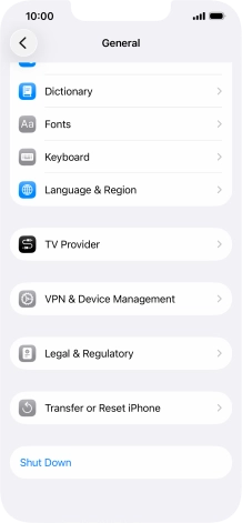 Press Transfer or Reset iPhone. Press Transfer or Reset iPhone.