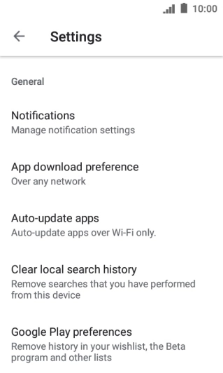 Press Auto-update apps. Press Auto-update apps.
