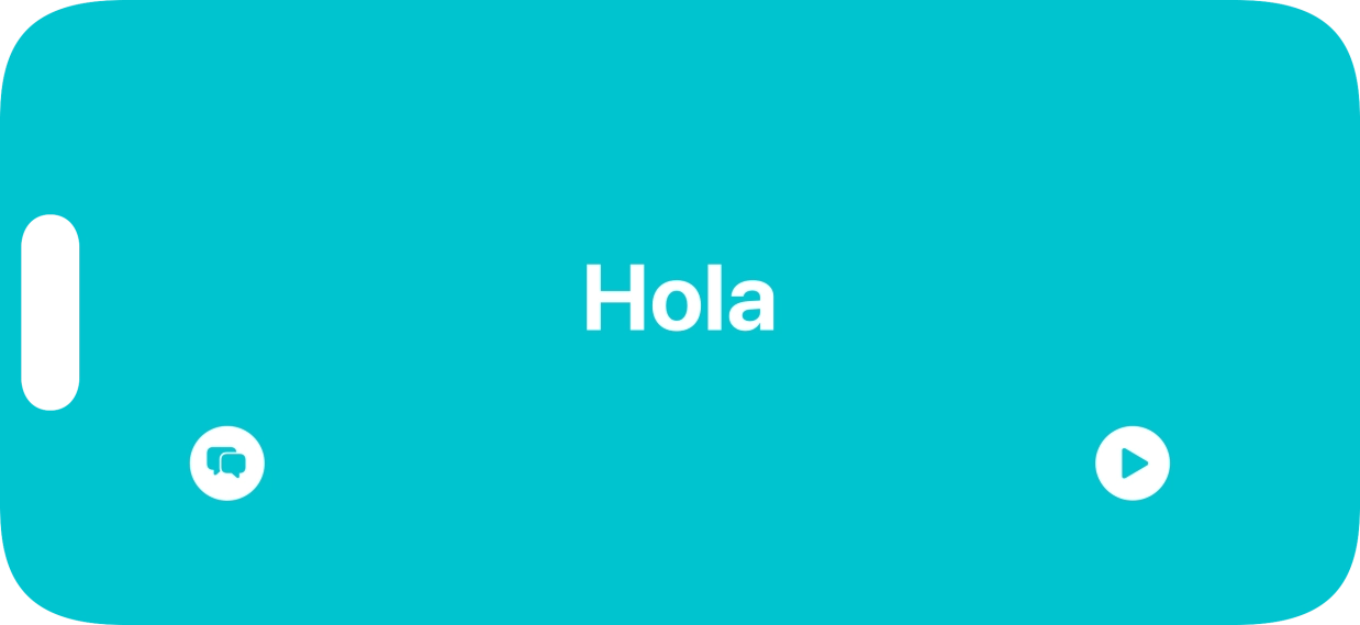 Press the split view icon to go back to display of both languages. Press the split view icon to go back to display of both languages.