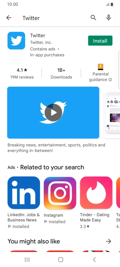 Press Twitter.