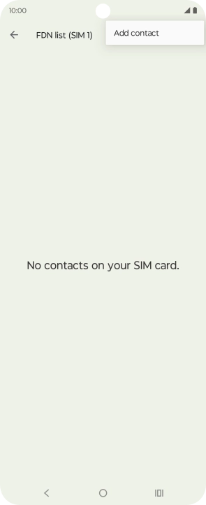 Press Add contact. Press Add contact.