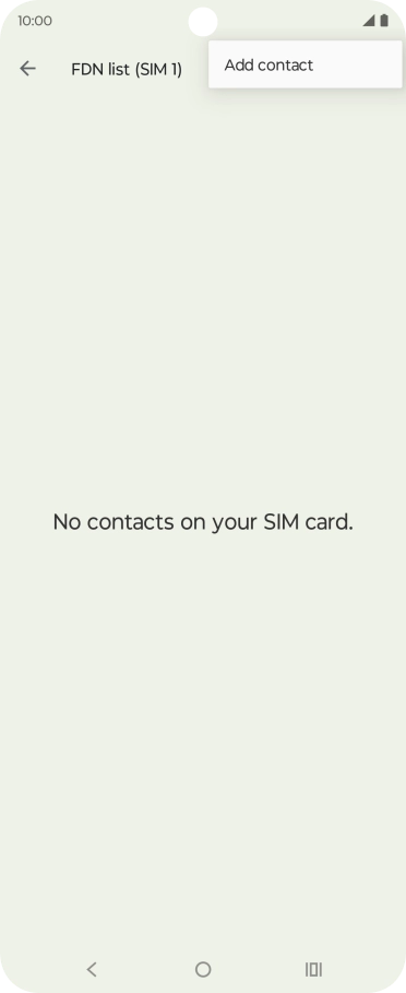 Press Add contact. Press Add contact.