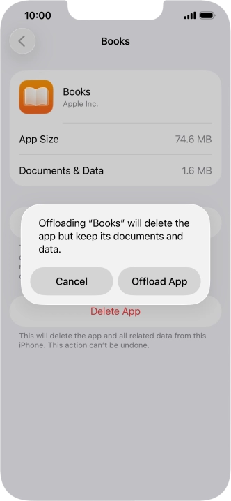 Press Offload App. Press Offload App.