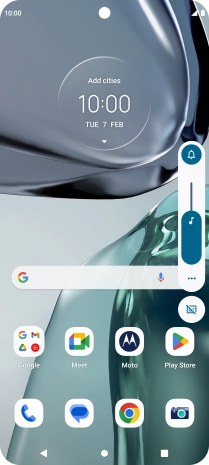 Press the sound mode icon. Press the sound mode icon.