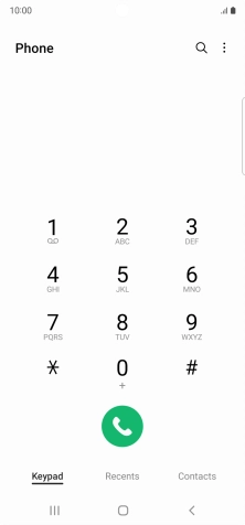 Press the menu icon. Press the menu icon.