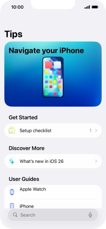 Slide your finger upwards starting from the bottom of the screen to return to the home screen.