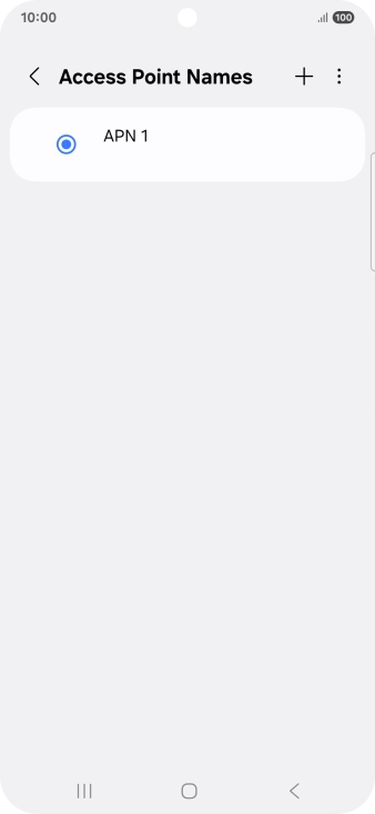 Press the add icon. Press the add icon.